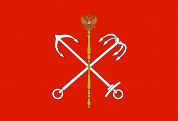 Lo stemma e la bandiera di San Pietroburgo