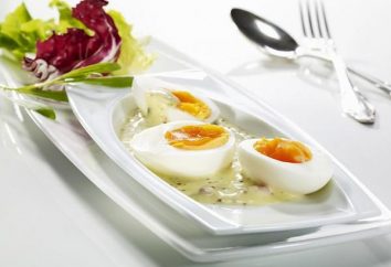 Rezept: „Eier in Senfsauce.“ Optionen die Sauce zubereiten