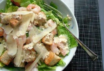 salade de cuisine « César » aux crevettes