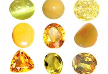 pedras amarelas. pedras preciosas e semi-preciosas
