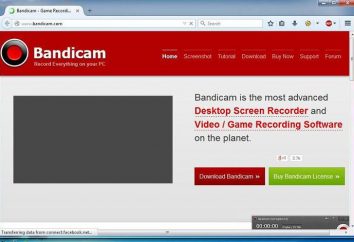 Bandicam: configurazione dell'applicazione