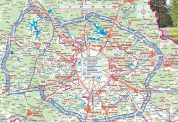 Central Anel Rodoviário de Moscow Region – layout e características de um objeto