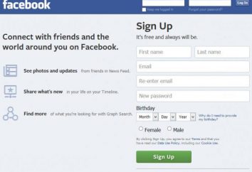 Jak wejść na „Facebooku”: co trzeba zrobić