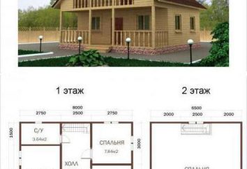 Casa de madeira 8×8. Planejamento e construção