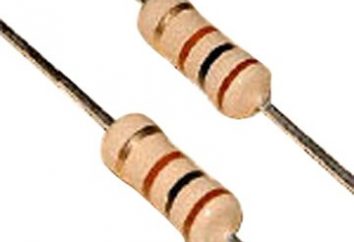 Resistor – este es el elemento principal de la electrónica de radio