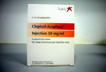Lek „klopiksol-akufaz”: instrukcje użytkowania i sprzężeniem zwrotnym