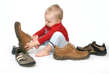Determinare la dimensione di scarpe per bambini. Taglie calzature per bambini