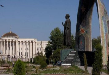 Tajiquistão. República Cidades e sua lista