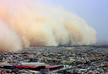 Tempesta di sabbia – che cos'è? Sandstorm ( "vento caldo"): descrizione, definizione