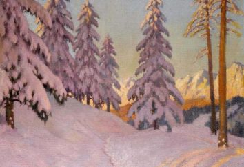 Invierno: pinturas de artistas rusos. Un frío afuera azul azul …
