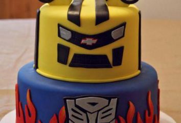 Para aqueles que gostam de "Transformers": um bolo para um feriado