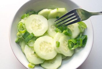 Vitamin Salat aus grüner Zwiebel