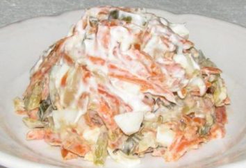 Salade « Mines » avec des cornichons: la recette avec une photo