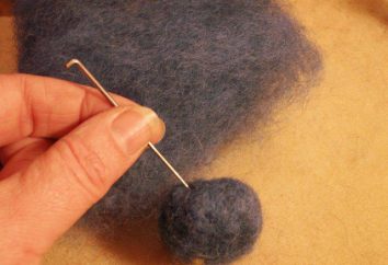 ¿Cómo elegir una lana fieltrado aguja. técnica de afieltrado