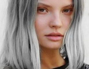 Tendance de la mode – cheveux gris! Taches populaires de cheveux gris