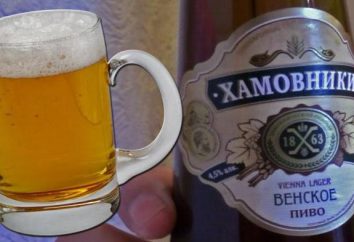 Rodzaje wiedeńskim piwa „Khamovniki”. Piwo „Khamovniki”: opis, opinie