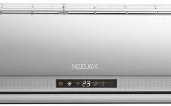 Neoclima Klimaanlage: Eigenschaften, Betrieb und Bewertungen