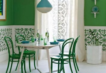 Les astuces de la maison: quelle couleur est combinée avec le vert?