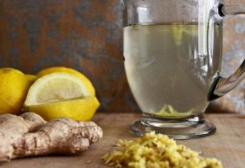 A água com gengibre e limão ajudará a perder peso e fortalecer a saúde