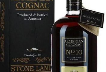 Cognac armeno "Country of Stones": caratteristiche del gusto e recensioni