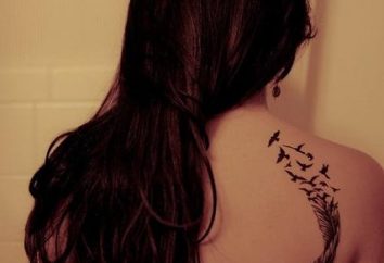 Tattoos für Mädchen auf der Klinge: Wählen Sie Abbildung