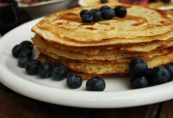 amadurecimento Pancakes: uma receita para água, leite, kefir