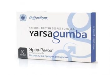 "Yarsagumba": comentários. "Yarsagumba": instruções de uso, preço