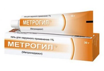 Medicamento acne "Metrogil". Comentários, preço, descrição