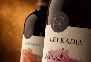 "Lefkadia" vinho: branco seco, tinto seco. Variedades de uvas para vinificação