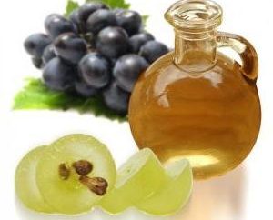 aceite de semilla de uva: aplicación