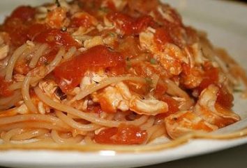 Spaghetti con pollo: due versioni di piatti italiani