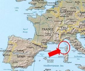 Korsyka: geografia i funkcje
