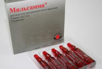 Le médicament « Milgamma »: les indications d'utilisation