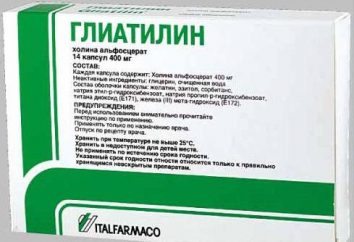 Il farmaco "Gliatilin". Indicazioni per l'uso, manuale di istruzioni, prezzo