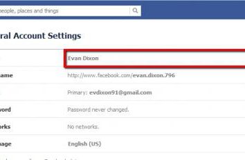 Como mudar o nome no "Facebook": edição de dados pessoais