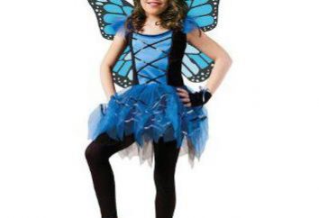 traje da borboleta para meninas com suas mãos para fazer não é difícil!