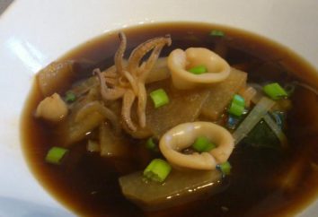 zuppa di Squid: ricetta