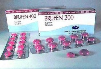 A droga "Brufen": instruções de utilização, composição, revisões