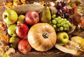 frutas de otoño. el otoño de frutas y verduras de temporada