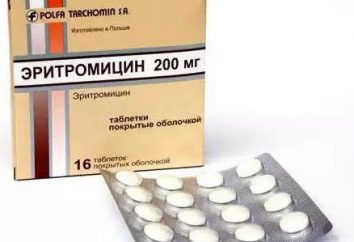 Antibiótico "eritromicina": comentarios. "eritromicina": instrucciones de uso