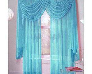 Cortinas turquesa interior. tipos de cortinas