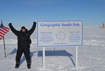 Südpol und seine Eroberung. Welche Breite hat den Südpol?