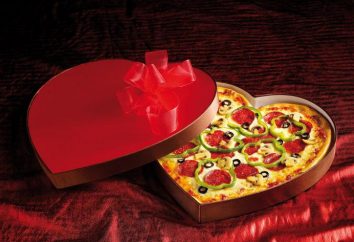 Pizza in der Form eines Herzens: ein Rezept