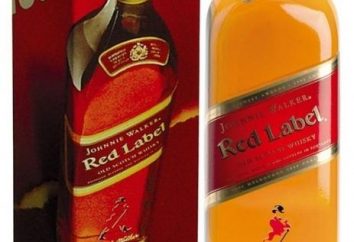 Cómo beber whisky y cócteles mezclados "Red Label"?