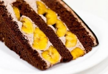 gâteau de banane et le chocolat est un autre dessert délicieux