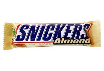 Inicio "Snickers" con almendras dulces famosos del mundo – Receta