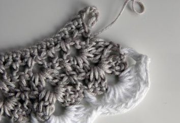 Crochet collier: plan. Ajourées col crocheté: Description