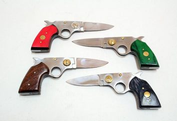 Form von Messern. Übliche Formen von Schwertern und Messern (siehe Foto). Messer ungewöhnliche Form