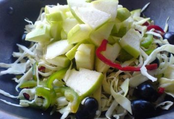 Cuisine salade fraîche croustillant aux pommes