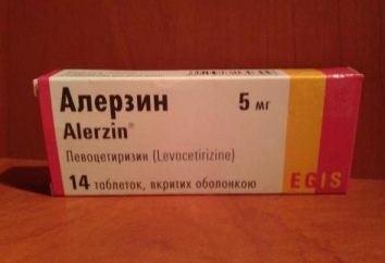 Il farmaco "Alerzin": istruzioni per l'uso, la composizione, la descrizione e le recensioni